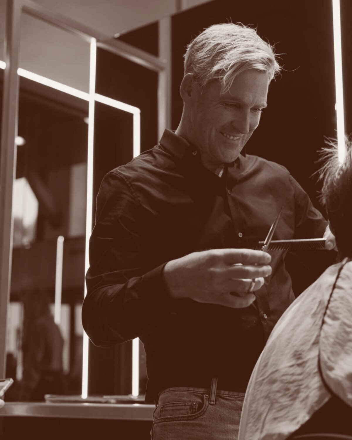 Cole, senior stylist at M11 Studio.