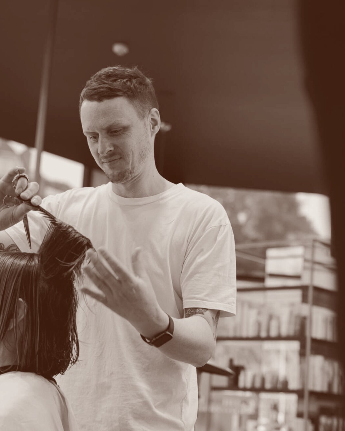 Jarah, senior stylist at M11 Studio.